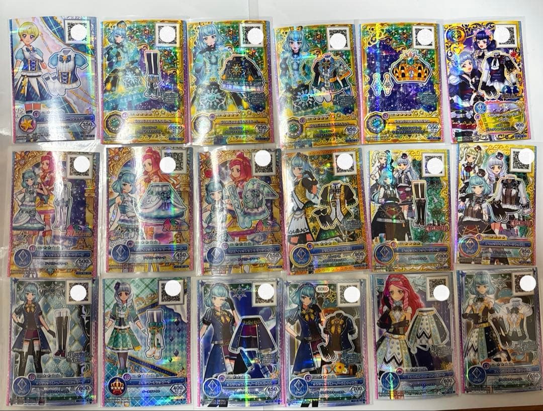 アイカツ　オンパレード(オマケガチャ)学生証・サイン入り・配布カード未開封あり