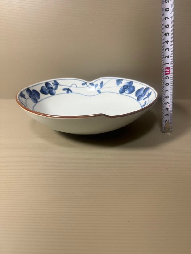 2112 其泉　桃型　花錦　鉢