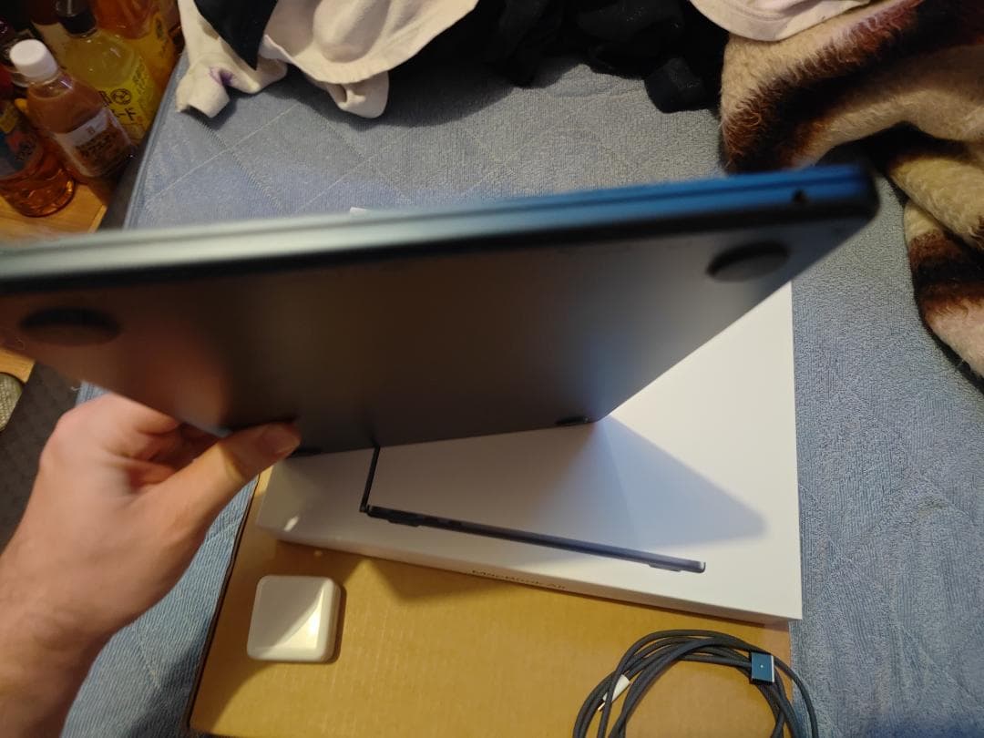 MacBook Air M2 16GB 1TB Midnight バテリ100%