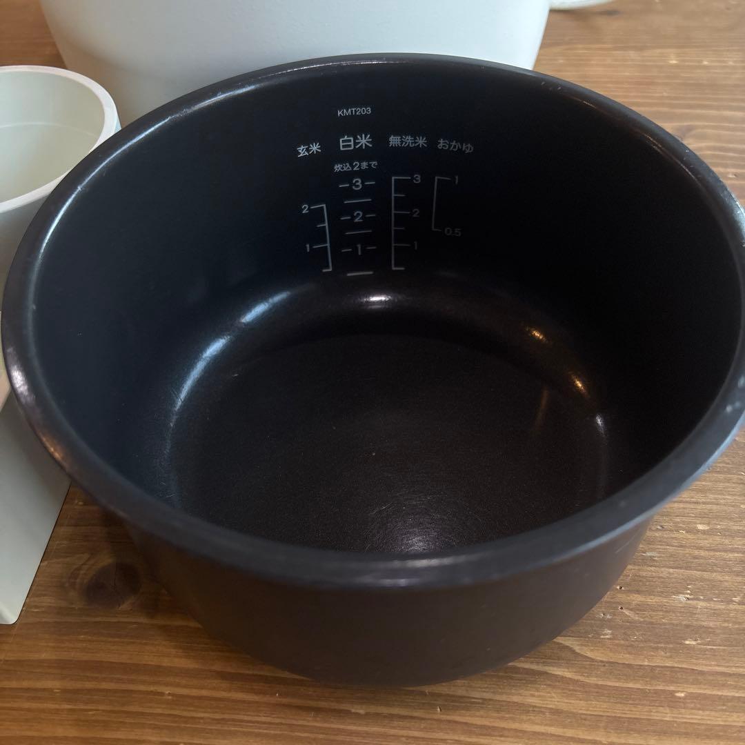 BALMUDA 炊飯器 ホワイト