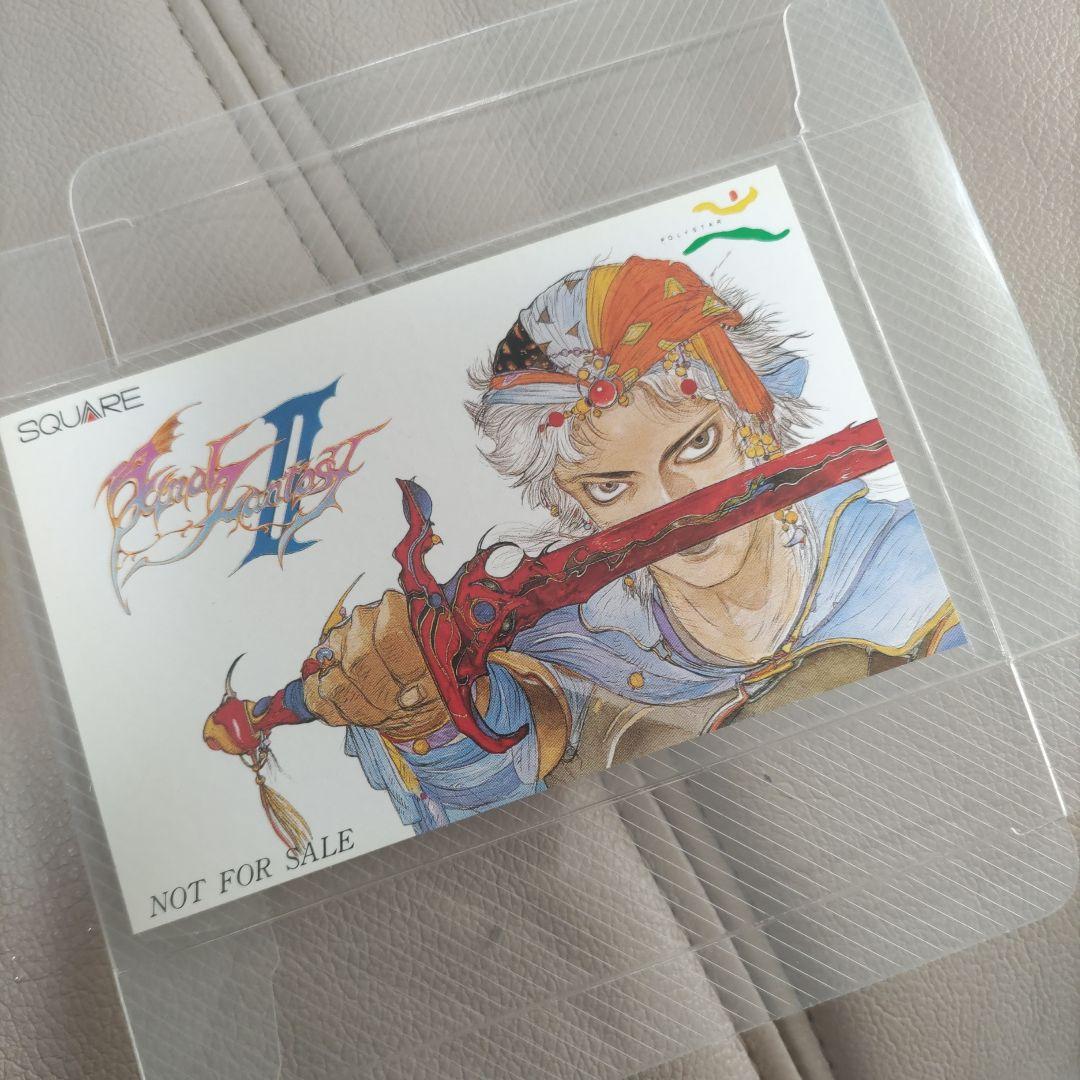 新品未使用♪超レア品Final Fantasy IIキャラクター透明ケース
