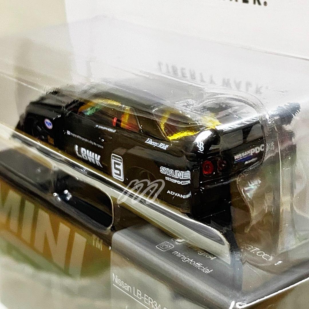 MINIGT Nissan LB-ER34 スーパーシルエット Black BL