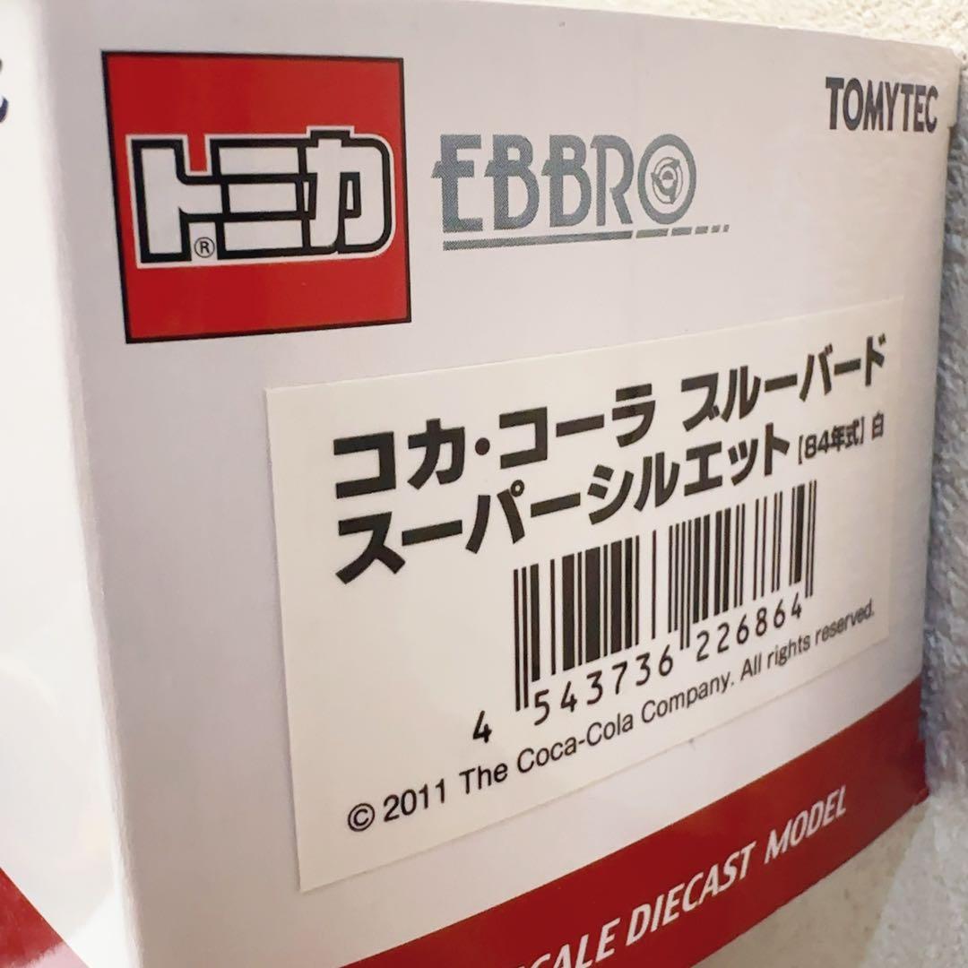 新品未開封　トミーテック エブロ ニッサン コカコーラ ブルーバード シルエット