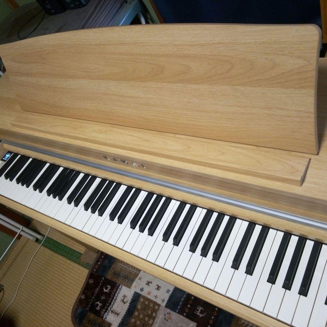 まめままたん 送料込 CA49 22年製 電子ピアノ ライトオーク カワイ