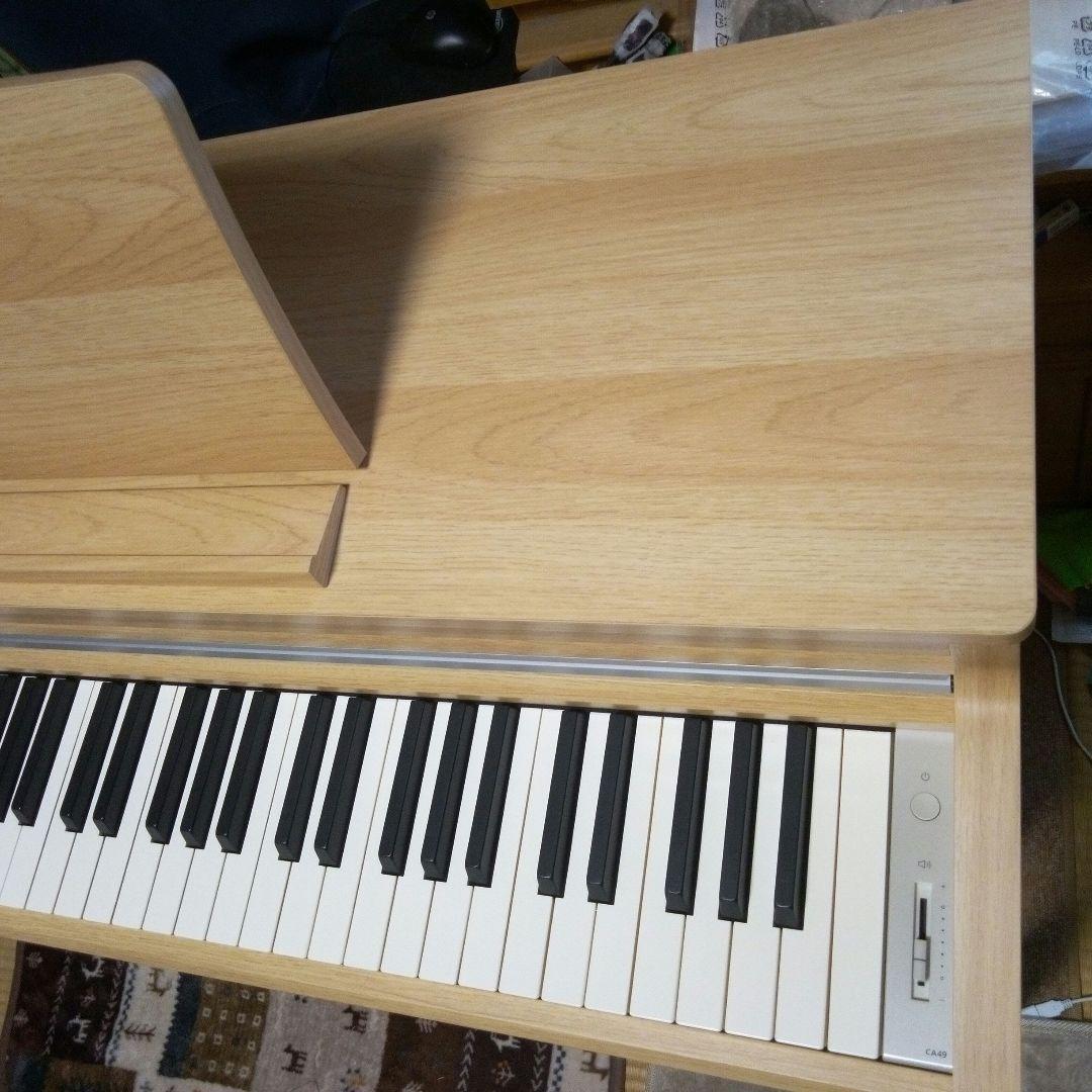 まめままたん 送料込 CA49 22年製 電子ピアノ ライトオーク カワイ
