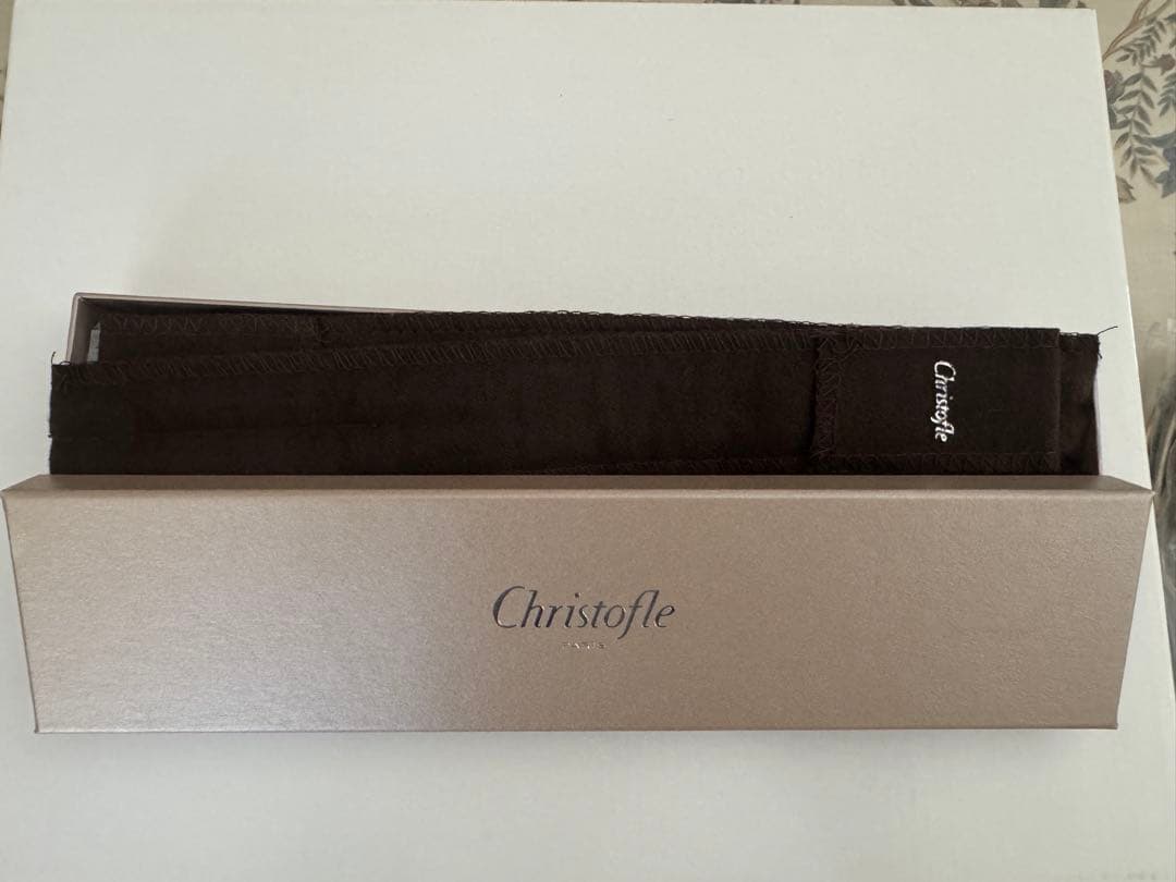 Christofle 紅白箸 2本セット