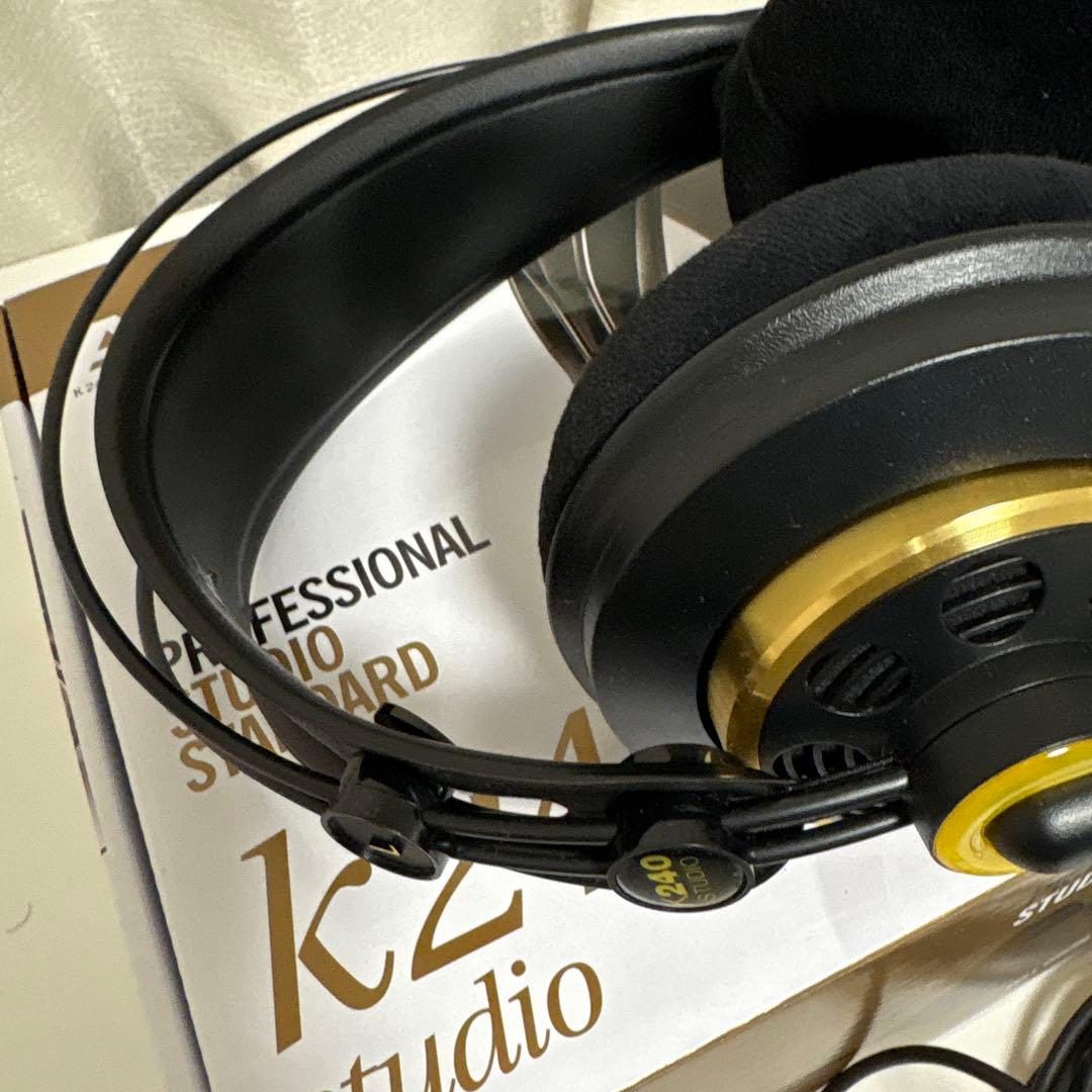 AKG K240 Studio ヘッドホン belden apple アダプター