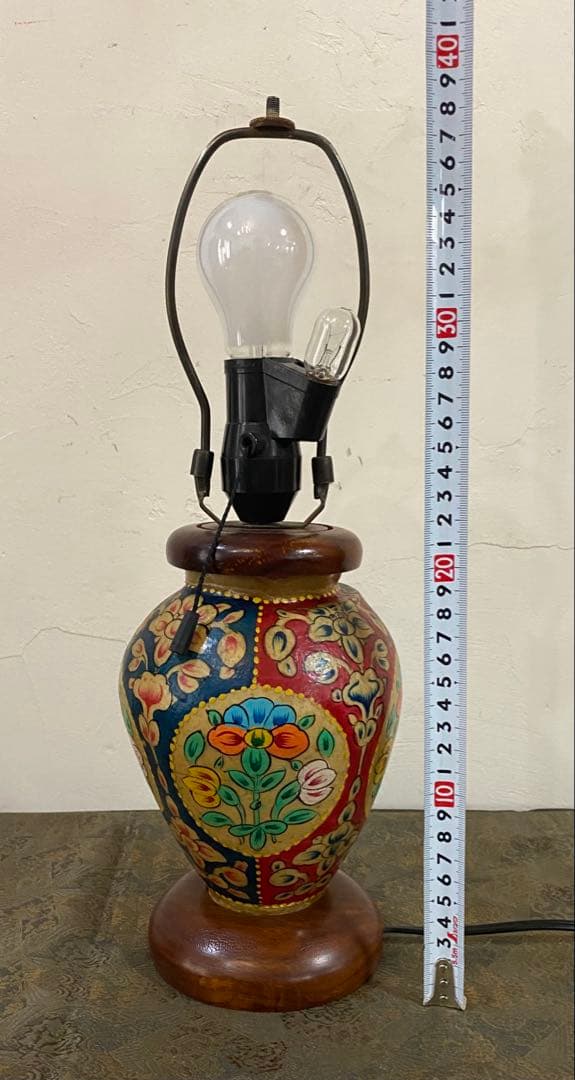 キャメルランプ　パキスタン伝統工芸品　アンティーク　マツダトレーデング
