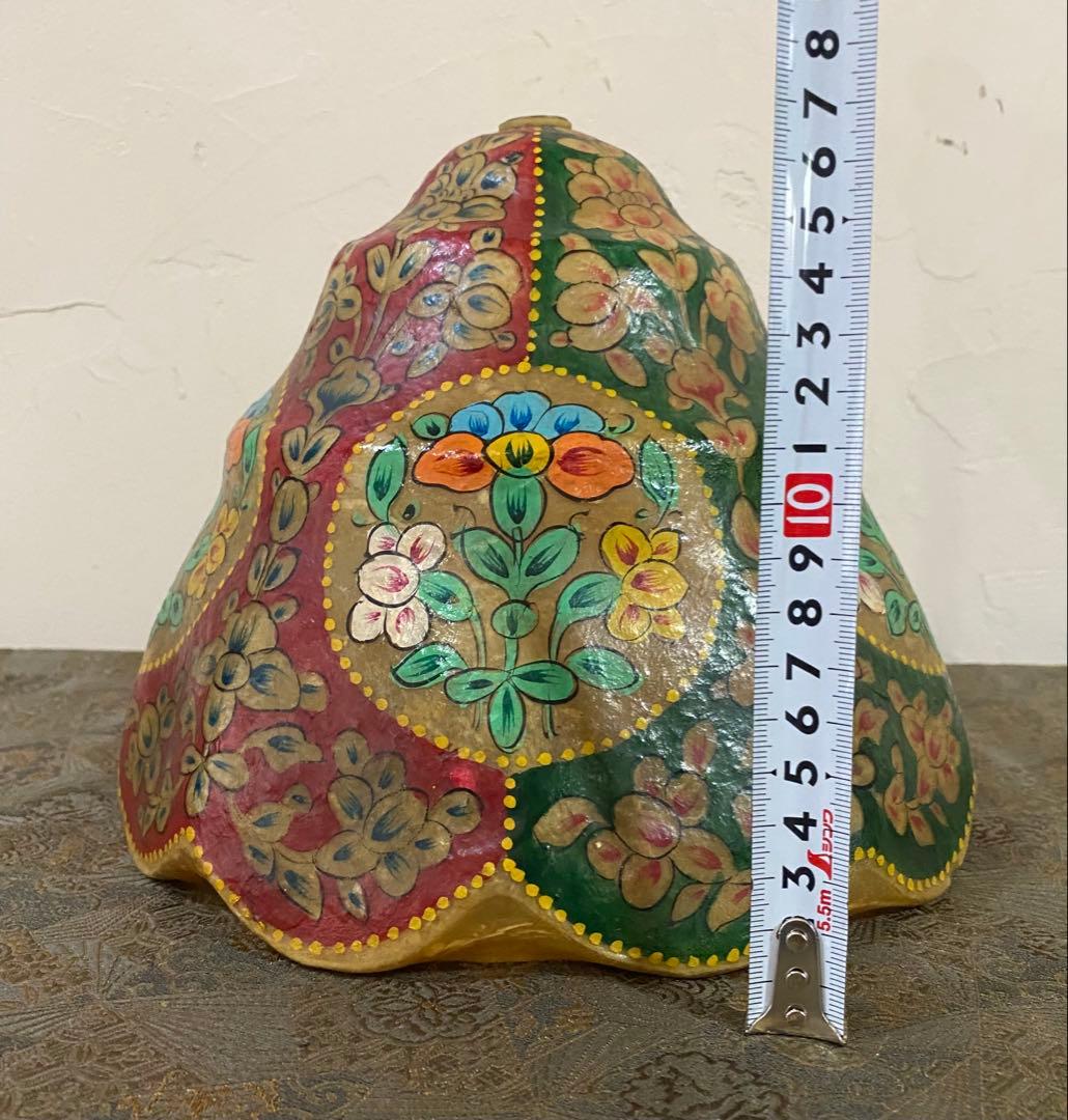 キャメルランプ　パキスタン伝統工芸品　アンティーク　マツダトレーデング