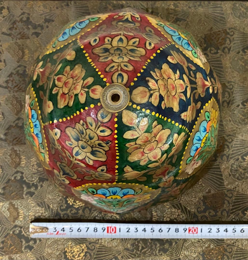 キャメルランプ　パキスタン伝統工芸品　アンティーク　マツダトレーデング