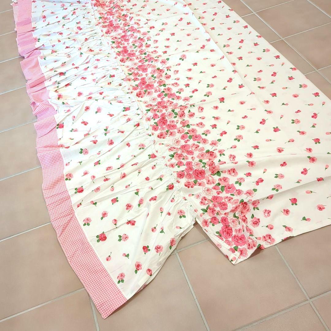 ローズ柄　布団カバー4点セット