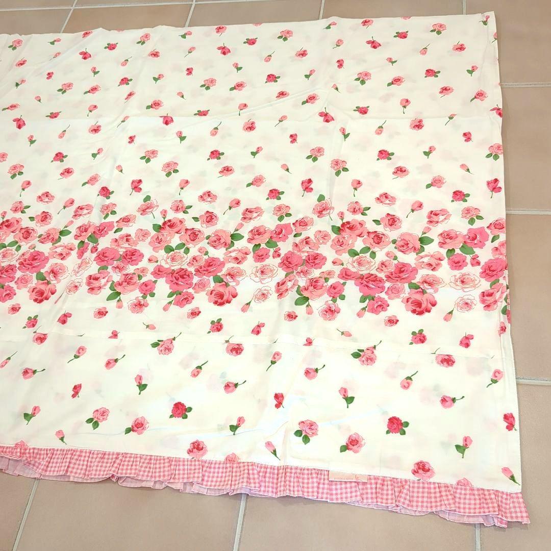 ローズ柄　布団カバー4点セット