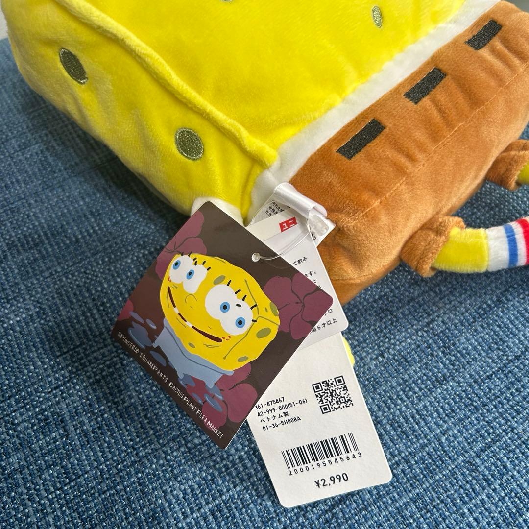 スポンジボブ　パトリック　ユニクロUNIQLOぬいぐるみ