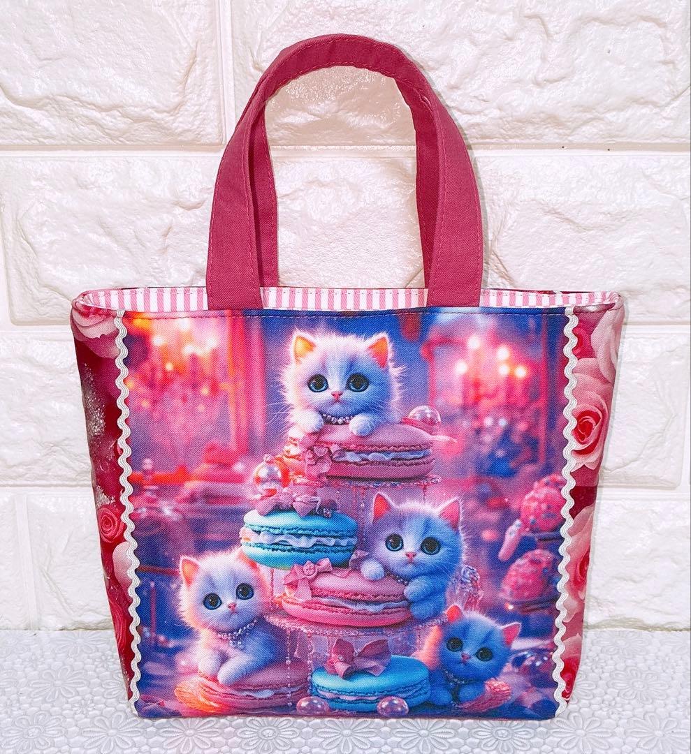 パネルポーチ＆ミニミニトート♡にゃんこ