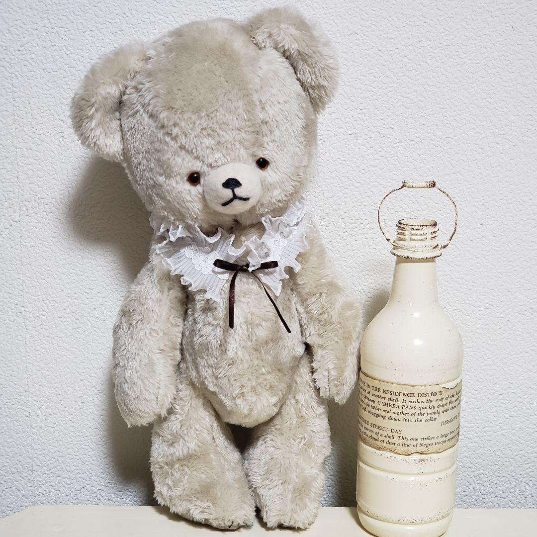 No.676 テディベア　BD 2026.1.15 ライトベージュ×つけ襟