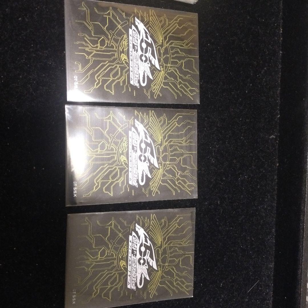 遊戯王OCG 　龍の紋章スリーブ　透明　金