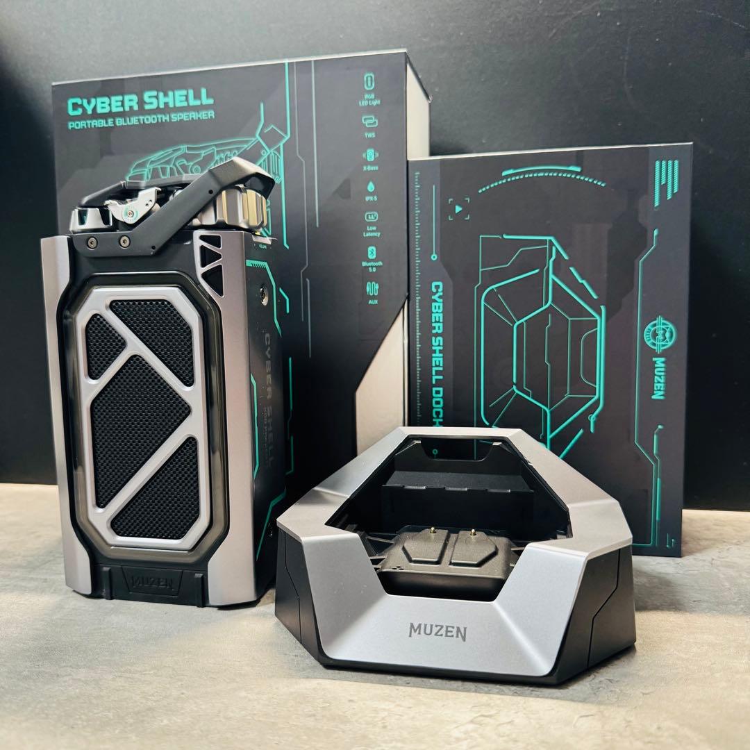 MUZEN Cyber Shell Bluetooth スピーカー+充電スタンド