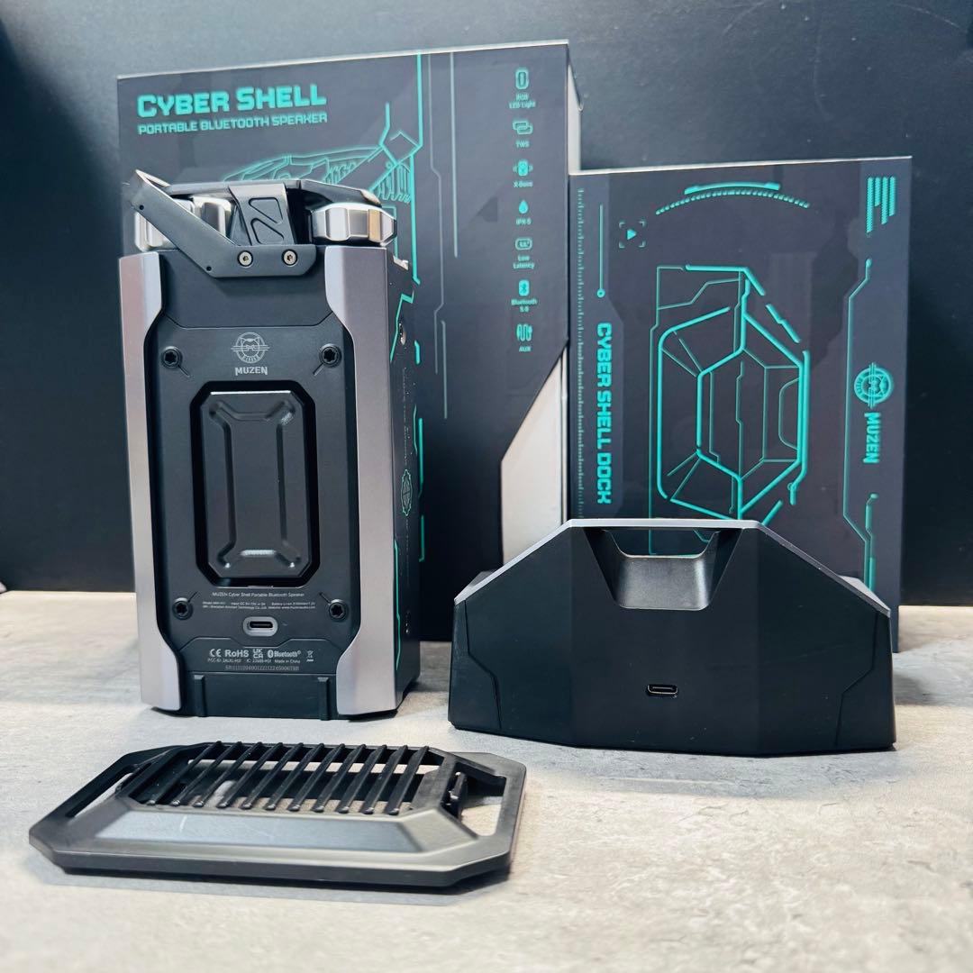 MUZEN Cyber Shell Bluetooth スピーカー+充電スタンド