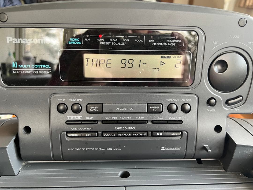 パナソニックPanasonic コブラトップ RX-DT707 ラジカセ CD