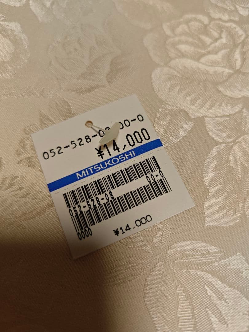 テイセンクロス　テーブルクロス　花柄　直径170cm　三越販売　F-TK3002