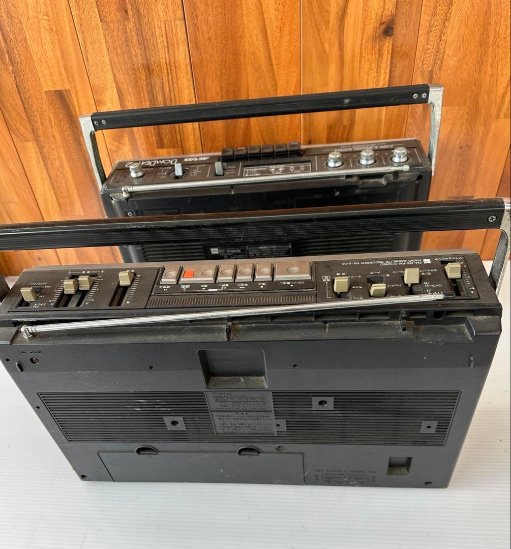National ラジカセ RX-5105 昭和 レトロ(a41)
