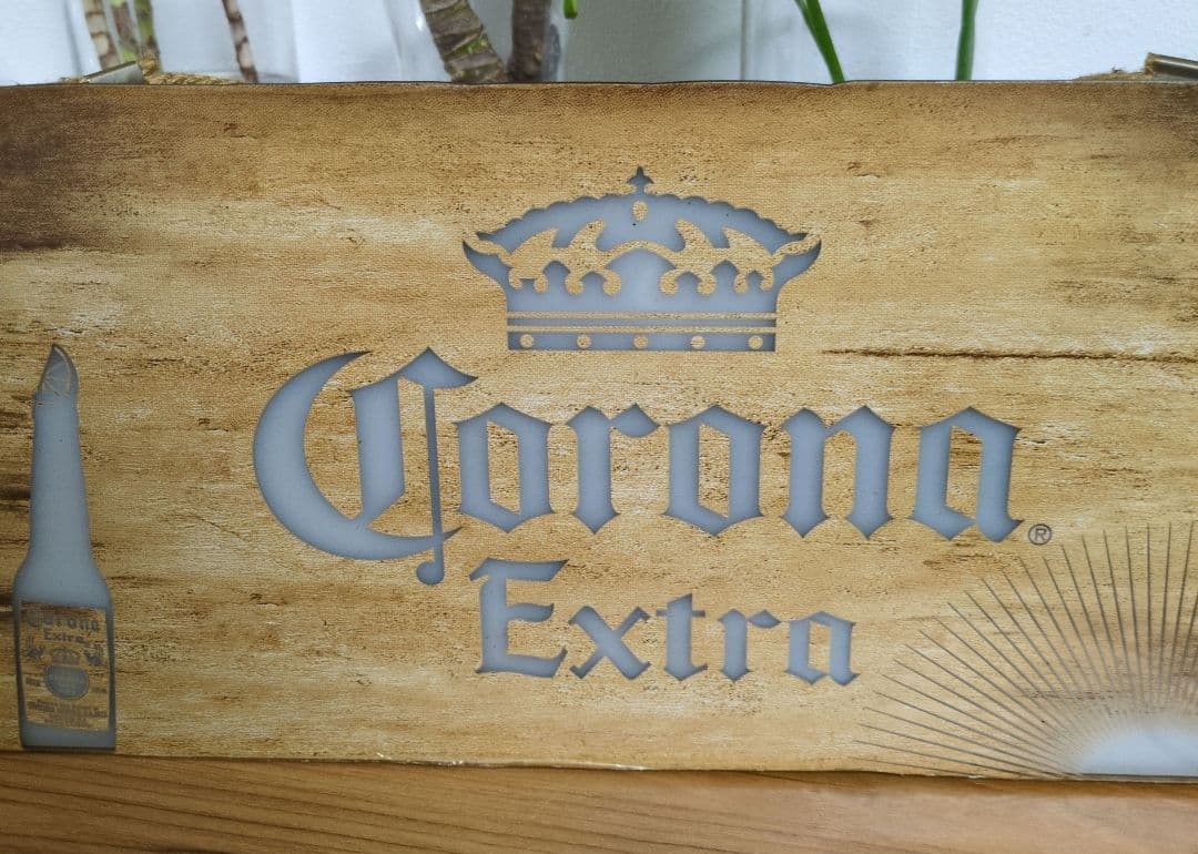 激レアコロナビールCoronaBeerサインボードLED訳あり表保護シール付き