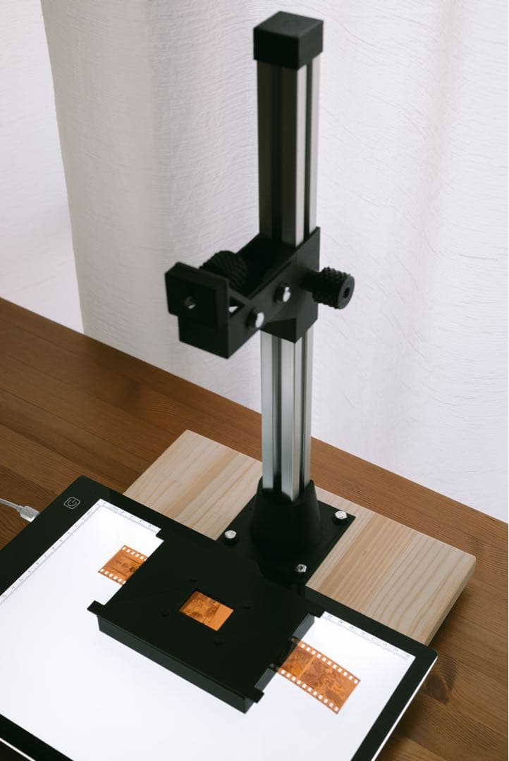 フィルムスキャン用コピースタンド、135,120(6×7迄)ネガキャリア付