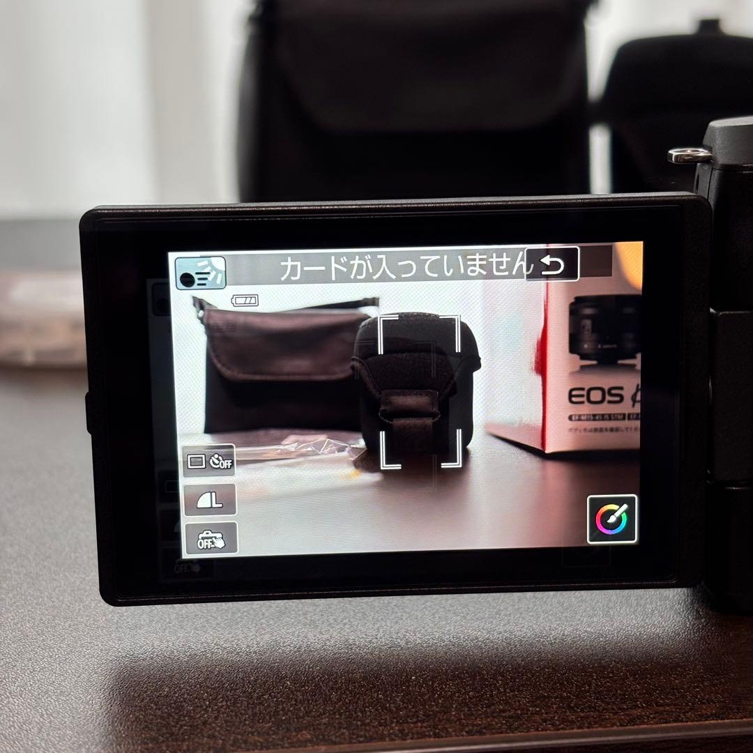 【美品】キヤノン Canon EOS Kiss M ダブルレンズキット おまけ付