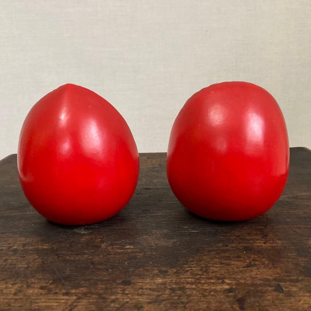 信楽焼 達磨狸 だるま たぬき 幸福 置物 オブジェ 和風 陶器 2点 レトロ