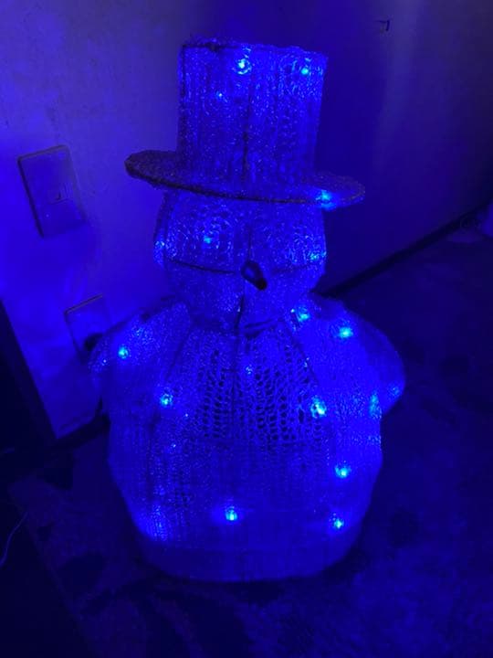 雪だるまライト