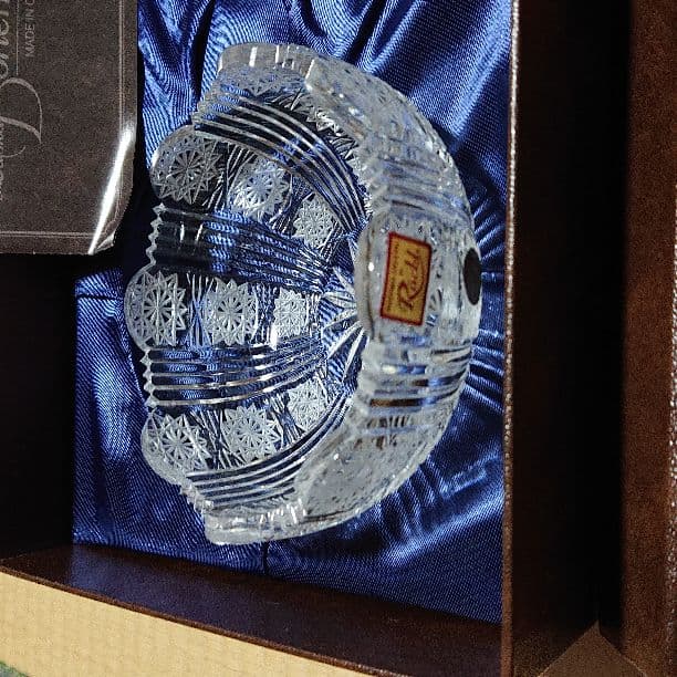 【値下げ】チェコ製Bohemia glass 小鉢2セット