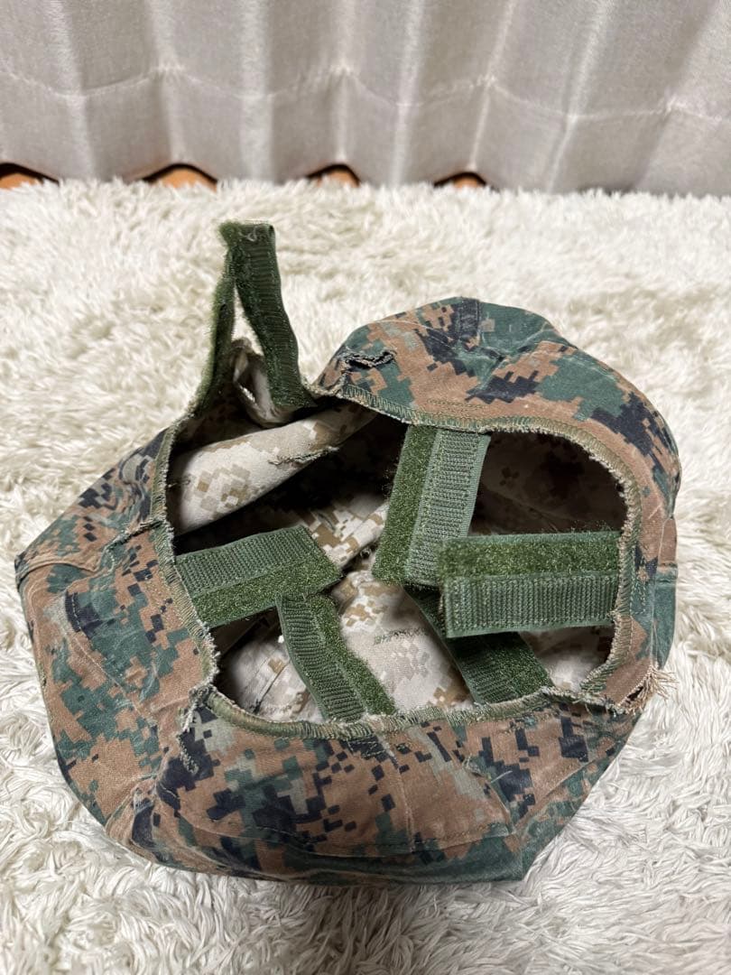米軍放出品　ヘルメットカバー　マーパット　海兵隊