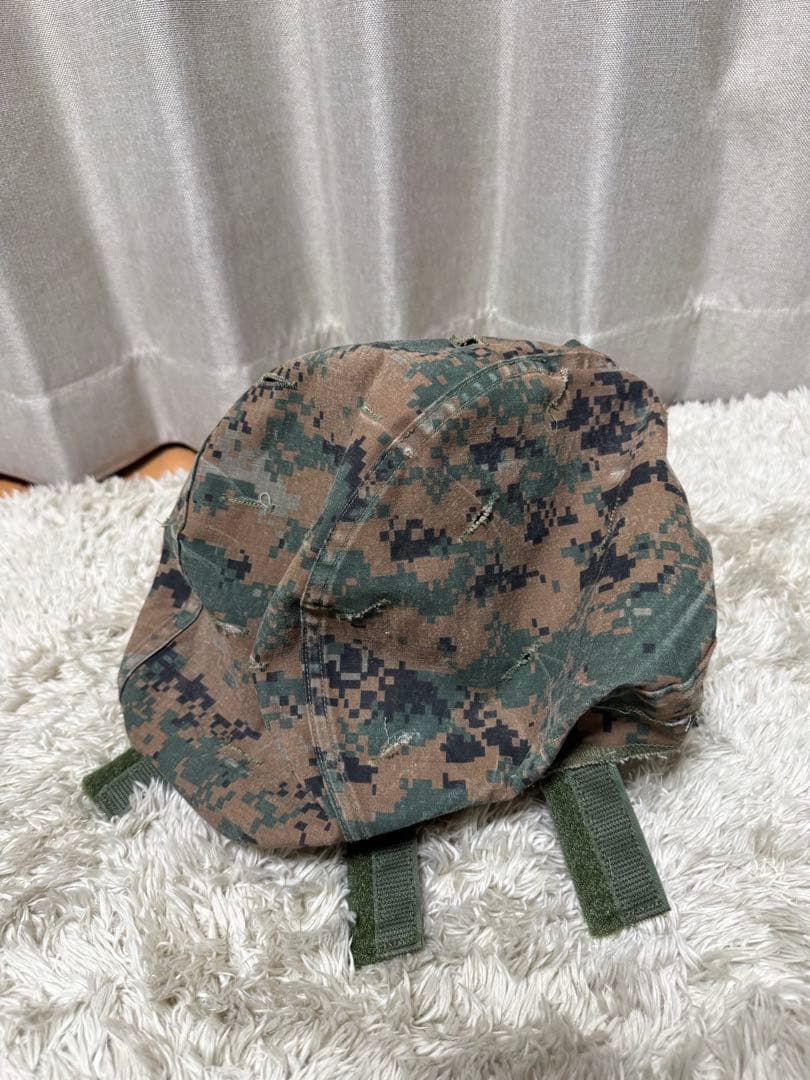 米軍放出品　ヘルメットカバー　マーパット　海兵隊