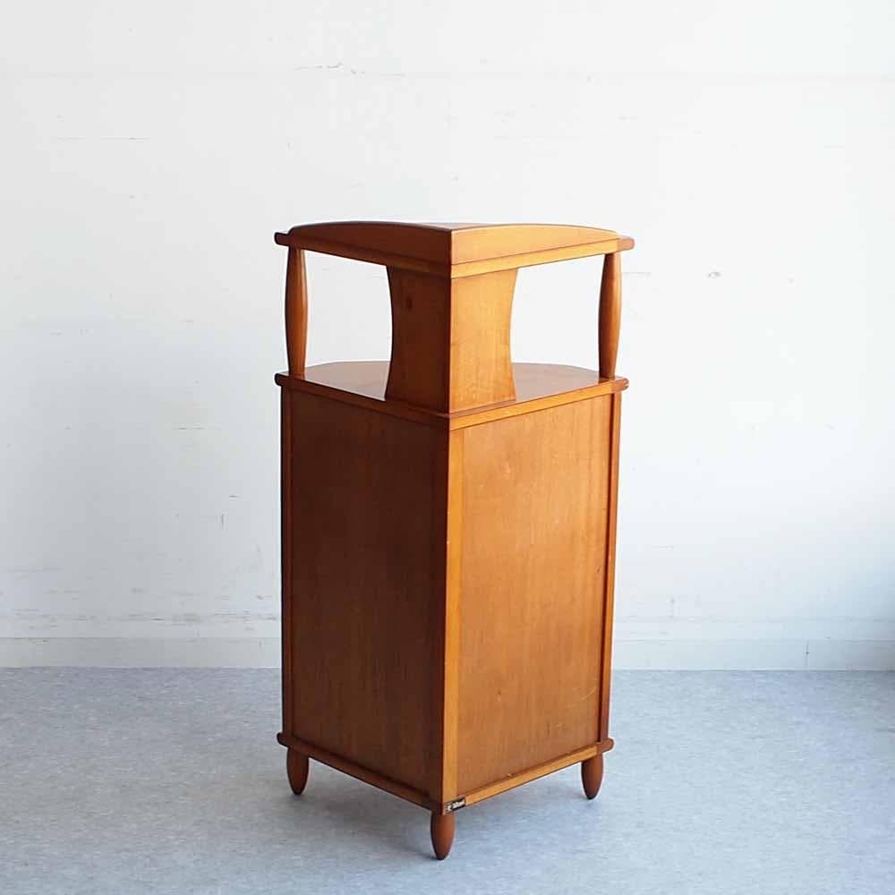 70s 80s オールド 光家具 コーナーキャビネット ZR24485