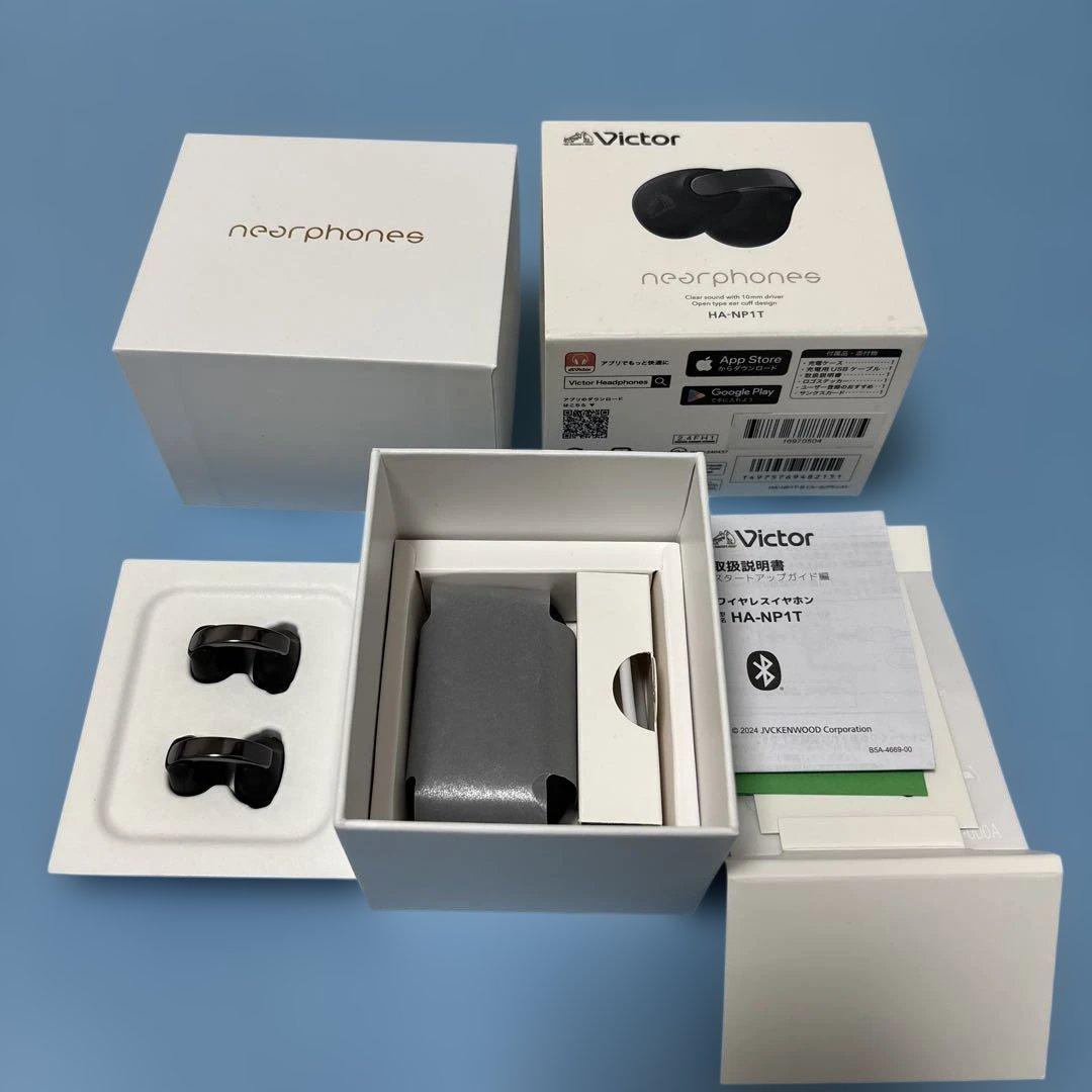 Victor ワイヤレスイヤホン　HA-NP1T-B ブラック