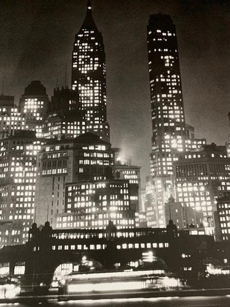 El Downtown de Manhattan/ファイニンガー/ポスター