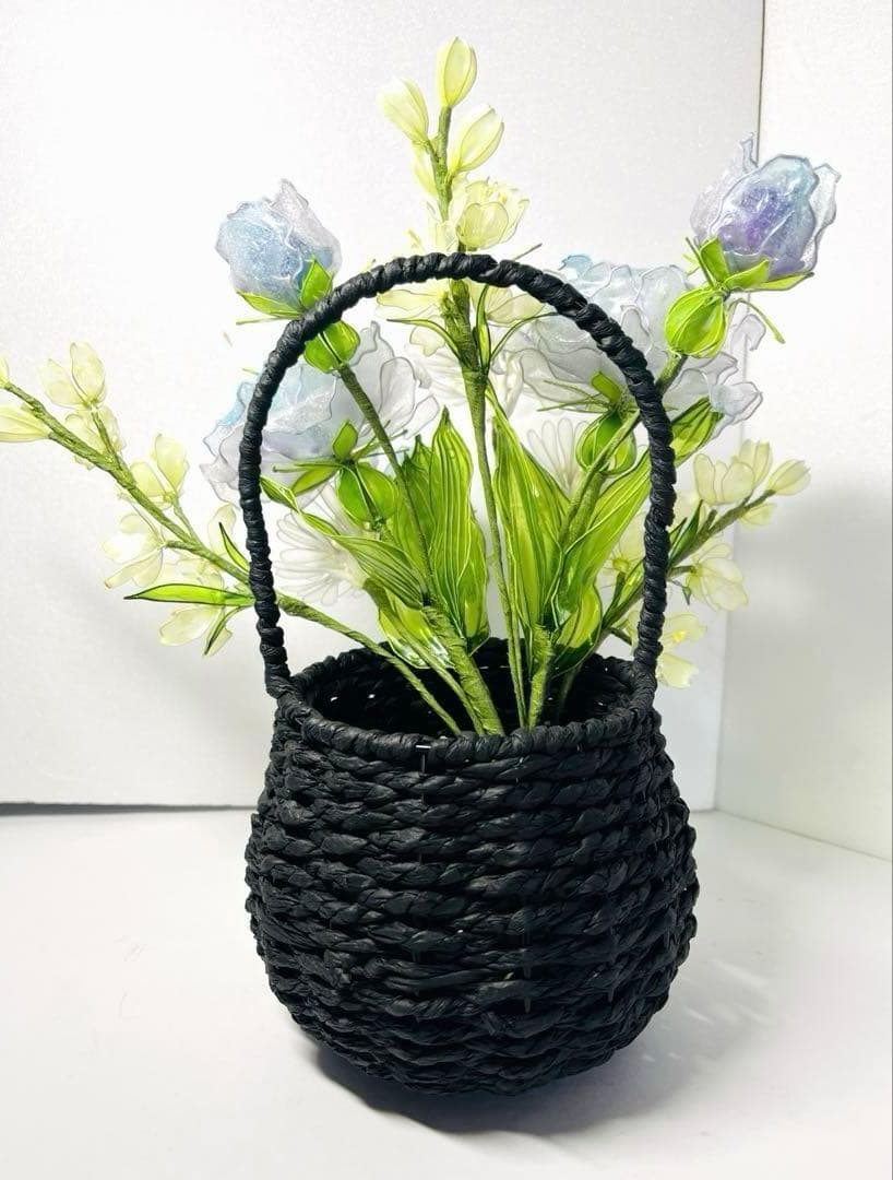 アメリカンフラワー　ディップフラワーNO.154（八重咲きトルコ桔梗・オルレア）