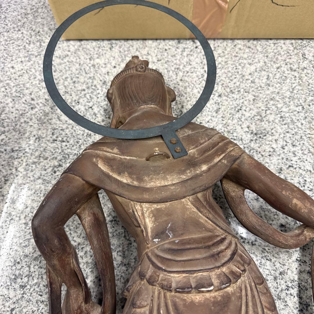 ★ 仏像風彫刻 仏像 アンティーク オブジェ 美術品 コレクション 格安