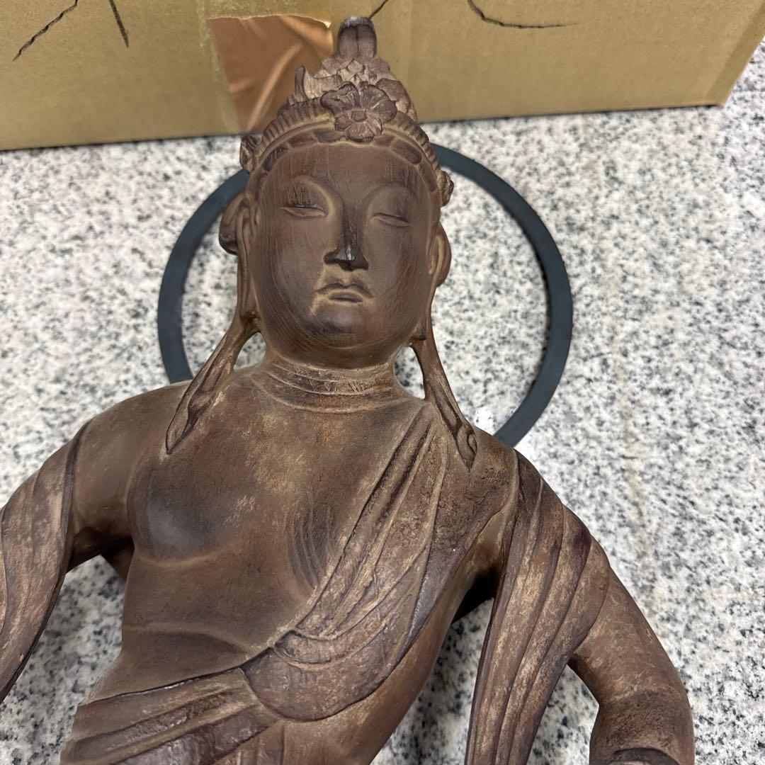 ★ 仏像風彫刻 仏像 アンティーク オブジェ 美術品 コレクション 格安