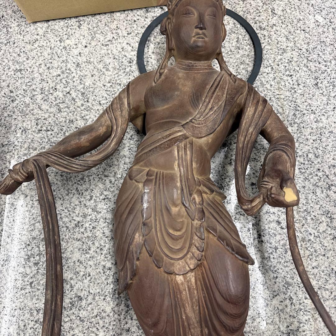 ★ 仏像風彫刻 仏像 アンティーク オブジェ 美術品 コレクション 格安