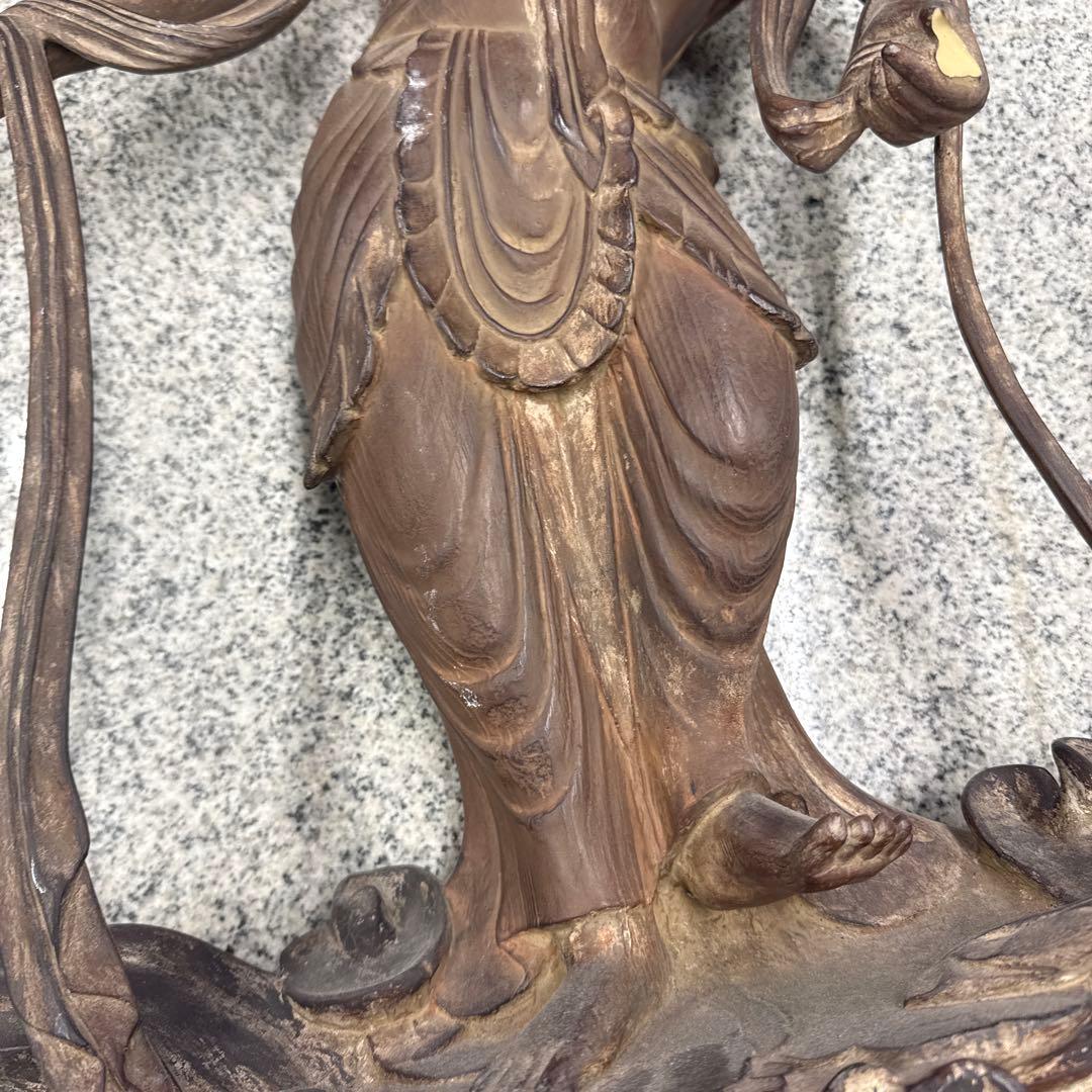 ★ 仏像風彫刻 仏像 アンティーク オブジェ 美術品 コレクション 格安