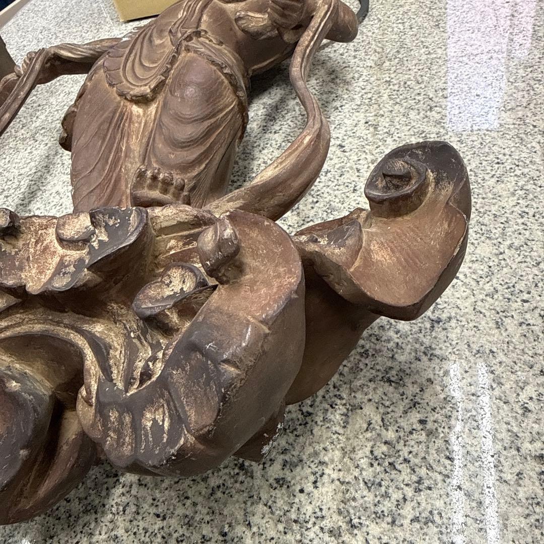 ★ 仏像風彫刻 仏像 アンティーク オブジェ 美術品 コレクション 格安