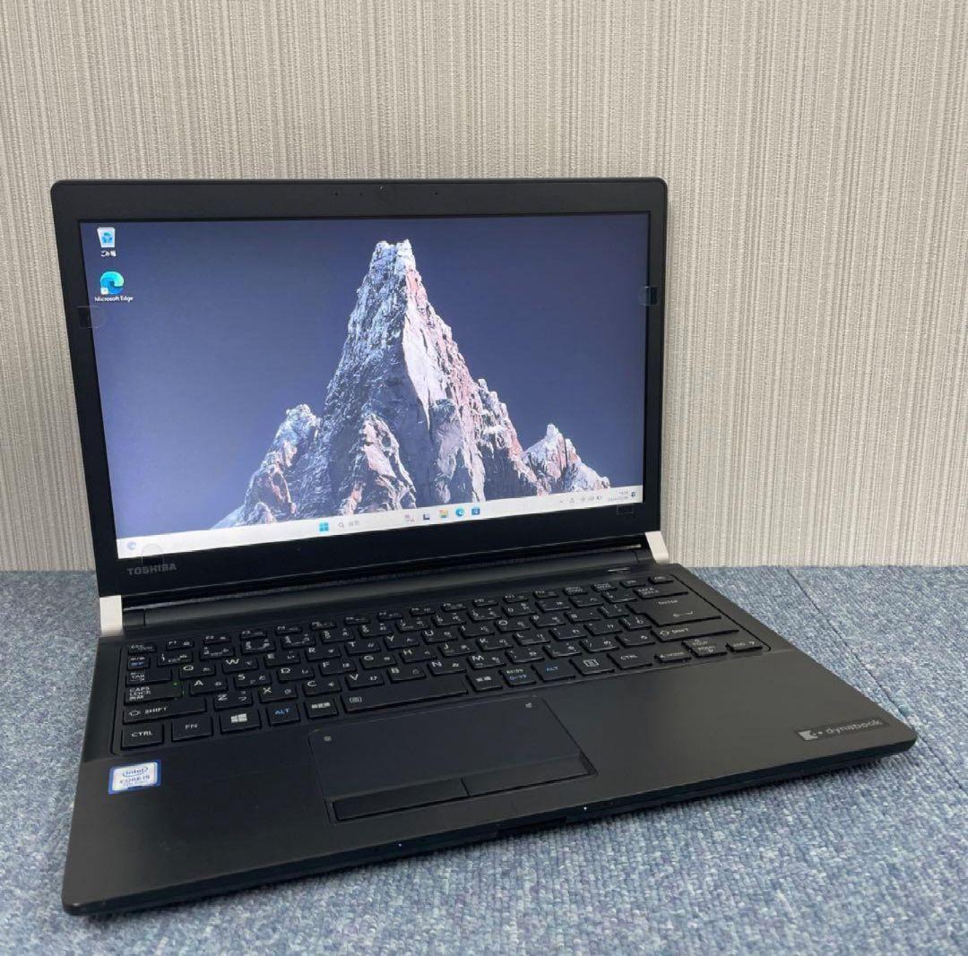 美品　東芝　ノートパソコン　Windows11オフィス付き　i5七世代　SSD