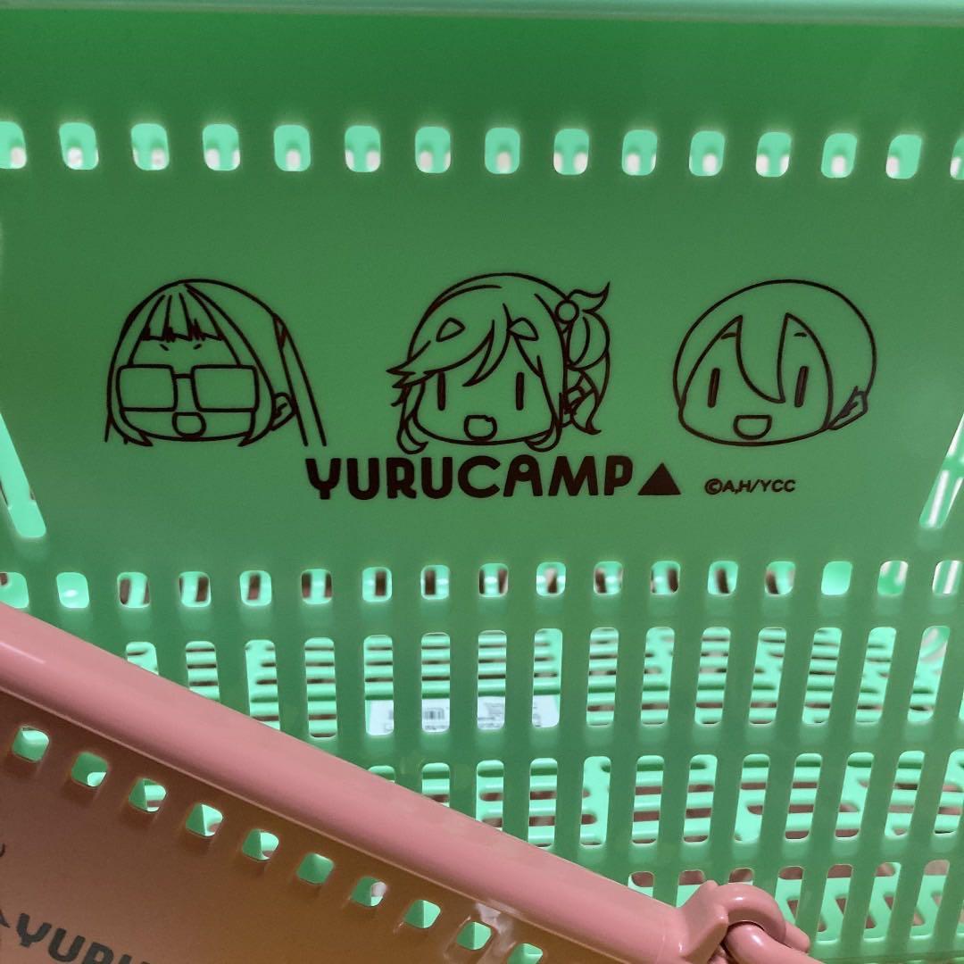 【匿名発送・未使用】ゆるキャン△ 買い物かご & 風呂桶 ※なでしこオマケ付き