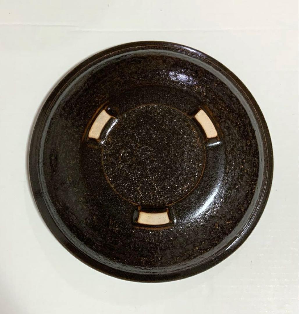 長谷園　陶珍菜　アメ釉