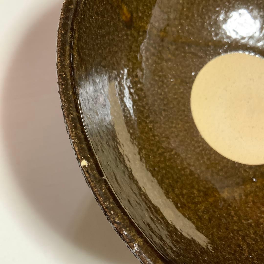 長谷園　陶珍菜　アメ釉