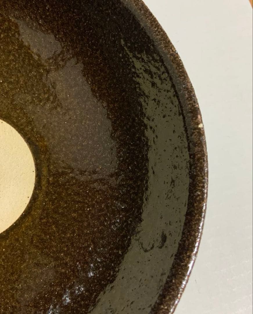 長谷園　陶珍菜　アメ釉