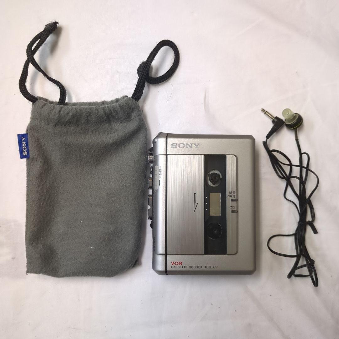 #1786☆ SONY カセットレコーダー TCM-450　カセットプレイヤー