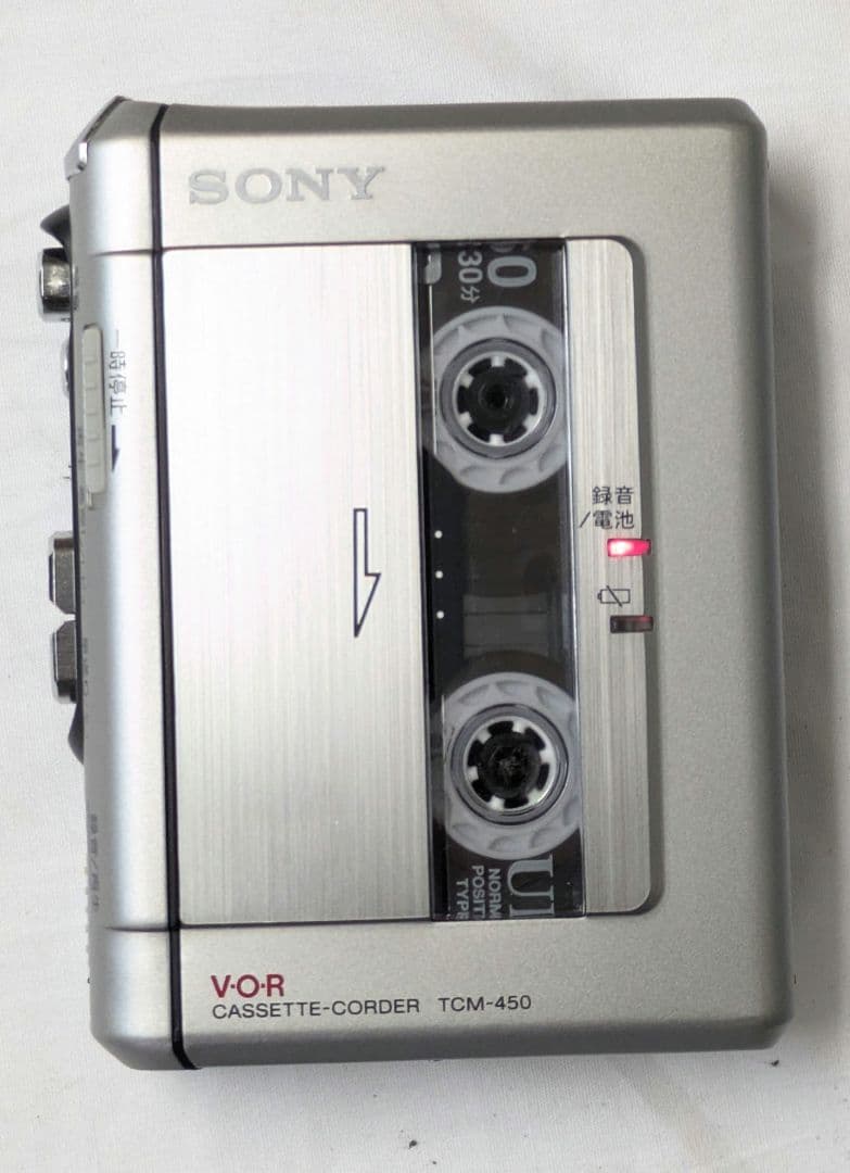 #1786☆ SONY カセットレコーダー TCM-450　カセットプレイヤー