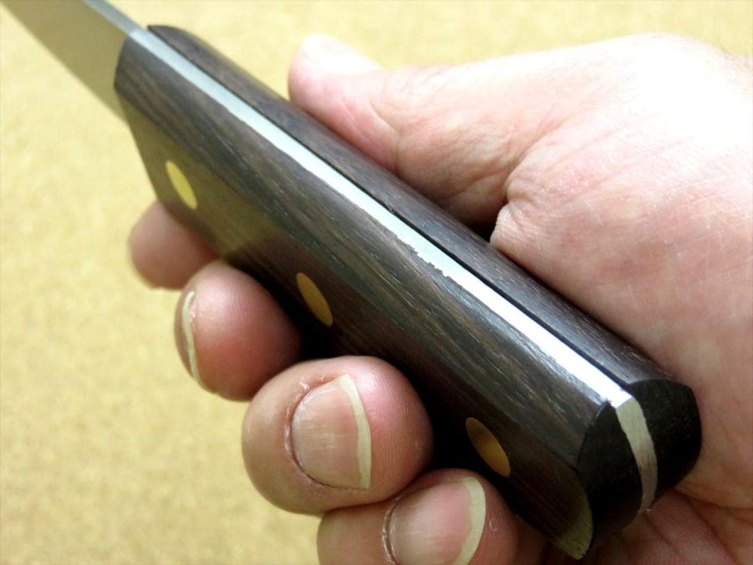 関の刃物 骨すき包丁 150mm 正広 ハガネ 肉切り 丸型 片刃 右利き